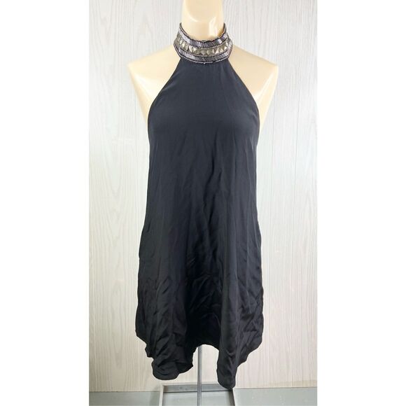 Lavender Brown Dresses & Skirts - Lavender Brown Dress Women’s Halter Neck Short Size Small NWT